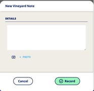 InnoApp Vineyard-add notes