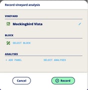 InnoApp Vineyard-select block