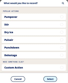 InnoApp What are my Quick Actions-record pop action