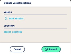 InnoApp What are my Quick Actions-update vessel locations