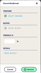 InnoApp_Record budbreak