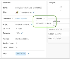 InnoVint + Commerce 7 - Streamlined Product Creation-create date