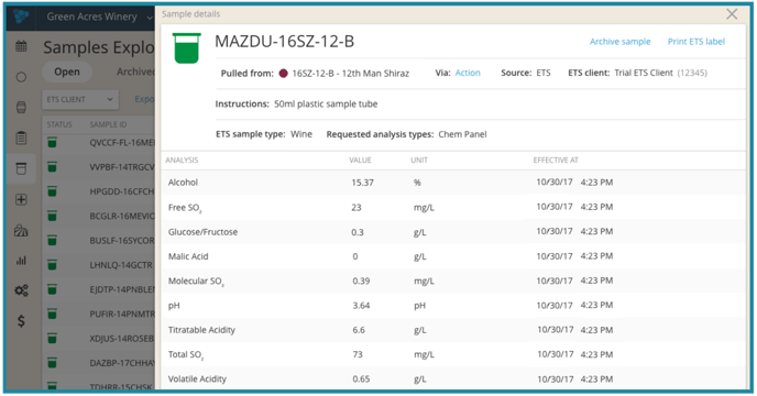 InnoVint + ETS Integration Overview-sample details