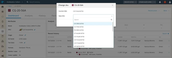 InnoVint + WinePulse Integration Measuring Profitability-change sku