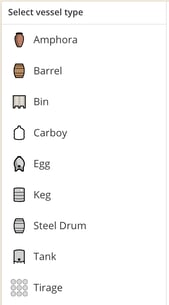 Add Vessels_Select vessel type