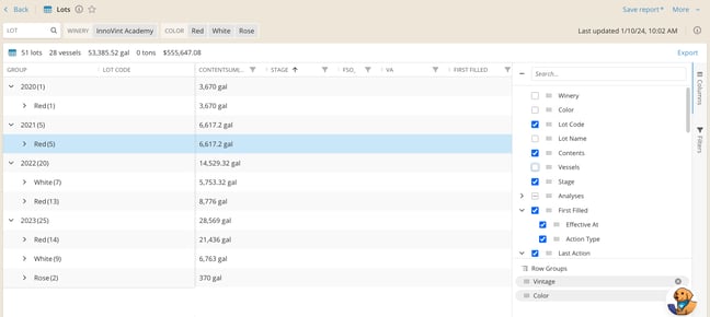 Custom Reports_Grouping your data_Row groupings