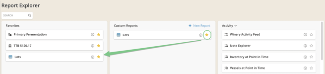 Custom Reports_favorite report_report explorer