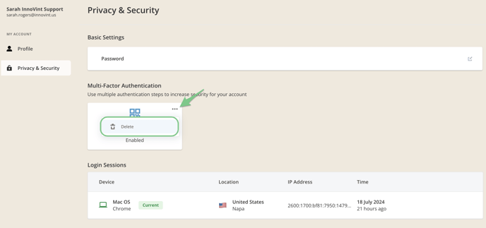 Multi-factor Authentication Settings_Can I disable my MFA