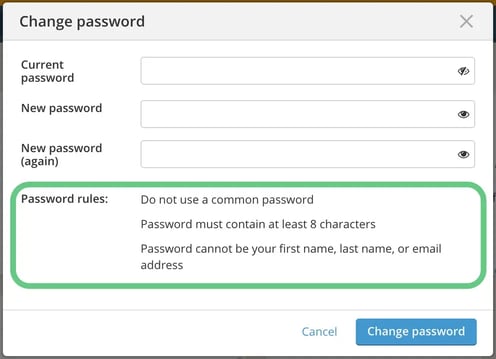 Password Guidelines