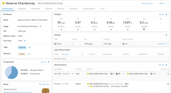 Lot details page-additives