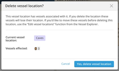 Managing and Using Vessel Locations-delete tags