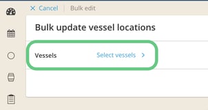 Managing and Using Vessel Locations-vessels to update