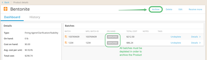 Navigating the Dry Goods Explorer & Details Pages-depleted