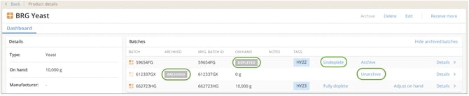 Navigating the Dry Goods Explorer & Details Pages-undeplete