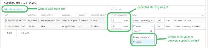 Process Fruit to Weight-rcv