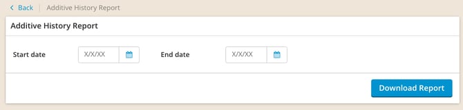 Reporting Dry Goods_Additive history
