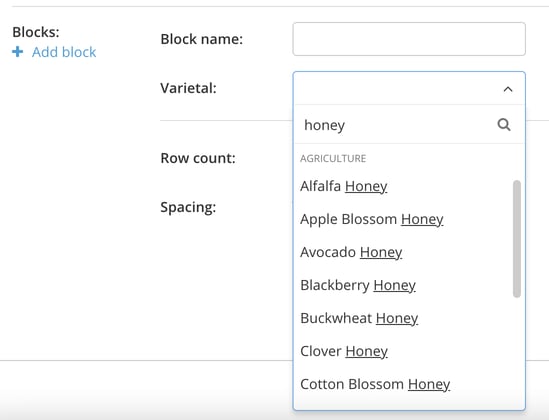 Tracking Mead in InnoVint-block ag