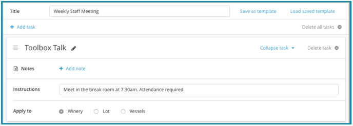 Using a Custom Action or Custom Task-wo