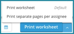 Using the Fermentation Worksheets-print menu