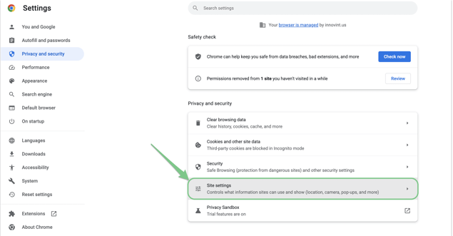 Why isnt my report export downloading-site settings