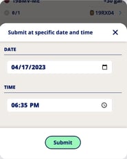 Work Order Overview-specific date and time
