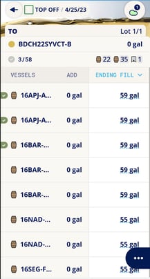 Work Order Overview-vessel check off